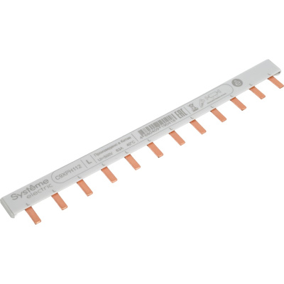 Шинка гребенчатая Systeme Electric 1P (L1) 18 мм, 12 модулей, 63А C9XPH112 10 шт