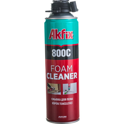 Очиститель-смывка монтажной пены Akfix 800C, 500 мл XA050 - это специальный состав