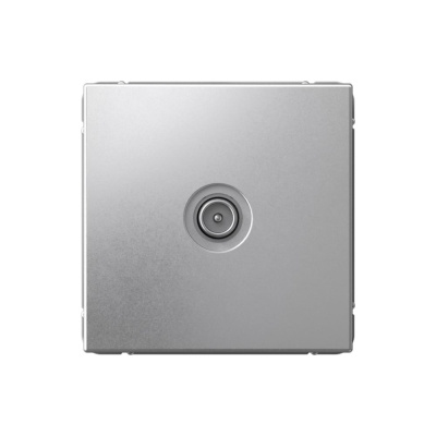 TV Розетка оконечная Systeme Electric ArtGallery, 1DB, механизм, Алюминий