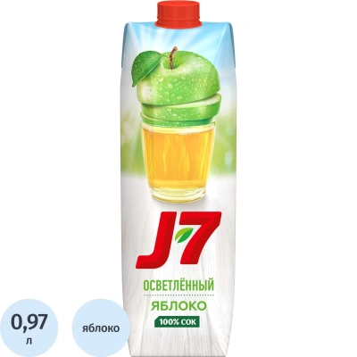 Сок J7 Зеленое яблоко, 0,97л