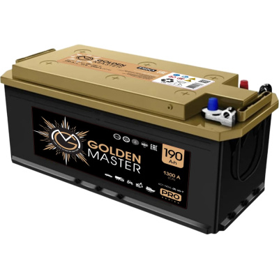 АКБ GOLDEN MASTER pro 6СТ-190 (R)-(4) 1300A 514*218*217 униклема