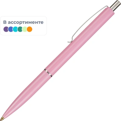 Ручка шариковая автоматическая SCHNEIDER (Германия) "K15 Pastel", СИНЯЯ, пастель ассорти, узел 1 мм, 130840