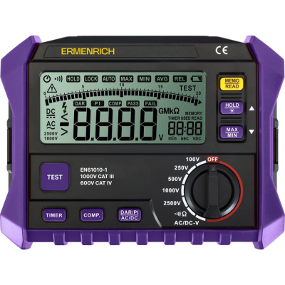 Тестер изоляции Ermenrich Ping ET50, фиолетовый