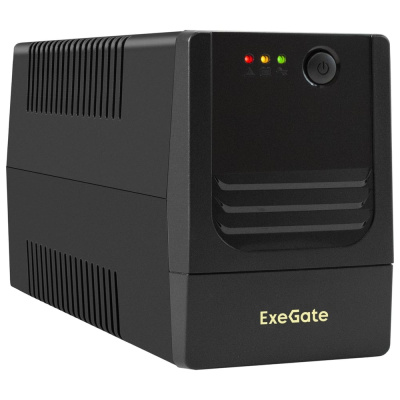 Источник бесперебойного питания ExeGate Power NB-400.LED.AVR.2SH 400VA/240W, LED, AVR, 2 Schuko, батарея 12V 4.5Ah