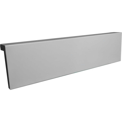 Экран на батарею 2000х450х150 мм разборный, без перфорированной решетки, белого цвета