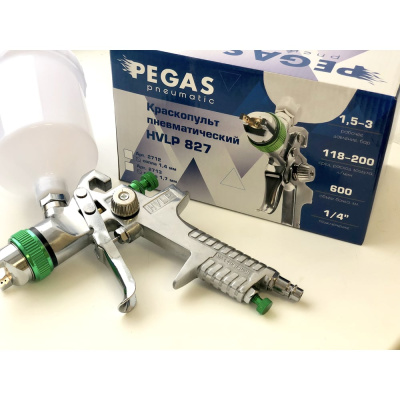 Краскопульт Pegas pneumatic HVLP827 сопло 1.7 мм