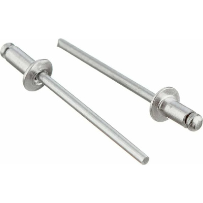 Заклепка ОПМ ISO 15977 тяговая, d3,0x6 Al/St (Al Mg 2,0) с плоской головкой, 1000 шт.