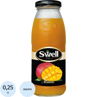 Сок манговый SWELL с мякотью 0,25 л, для детского питания, 4040207336
