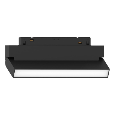 Трековый низковольтный светодиодный светильник FERON mgn306 12w, 960 lm, 4000к, 110 градусов, черный, серия mattfold