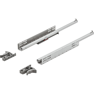 Направляющие Hafele Matrix runners UM S25 self-close, с цапфой, 500 мм