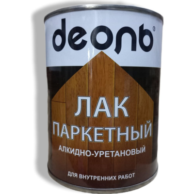 Лак паркетный Деоль полуматовый алкидно-уретановый 0.75 л