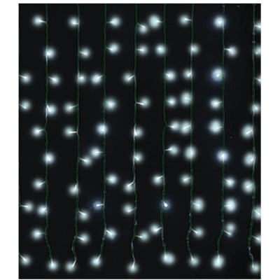 Гирлянда светодиодная 220LED ламп,300x200cм,220B,холодн бел,8реж,IP20,92813