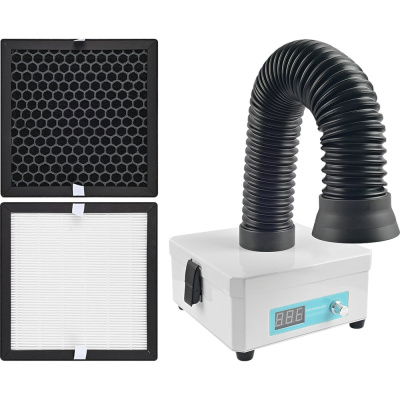 Вытяжка Phonemate JH300 – это удобная стационарная вытяжка, которую можно использовать при пайке