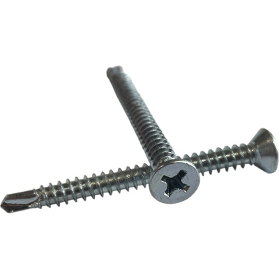 Саморез ZAMETAL 6,3х32 со сверлом и потайной головкой, DIN 7504Р, оц., 250 шт
