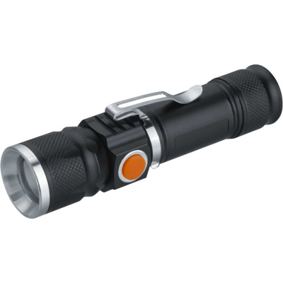 Фонарь Navigator 95 551 NPT-CM18-ACCU алюминий, 3 режима, 1LED 5Вт, Li-ion 3,7В, 1200мАч