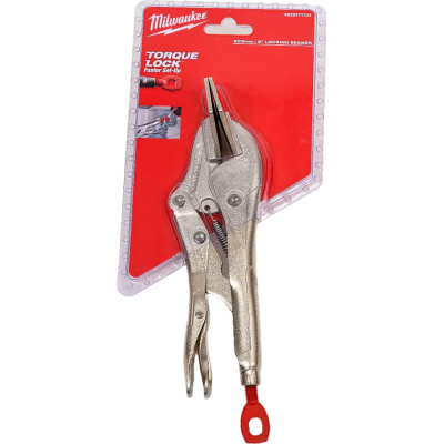Ручной зажим Milwaukee TORQUE LOCK с плоскими губками 8" 200мм NEW