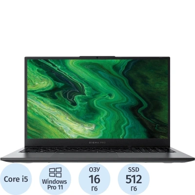 Ноутбук Digma Pro Fortis M(DN17P5-ADXW01)i5 1235U/16Gb/512Gb SSD/17.3/W11P