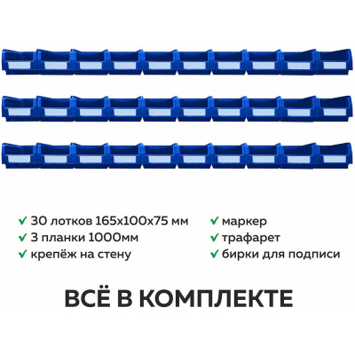 Органайзер LT1000-3X10 синий