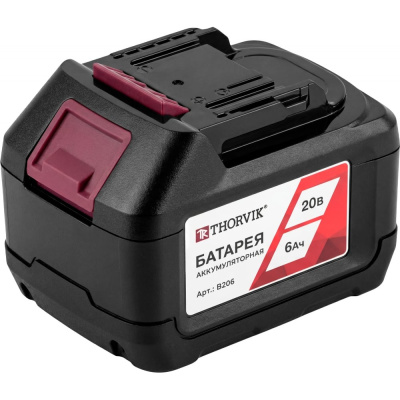 Батарея аккумуляторная Thorvik B206 20В, 6Ач