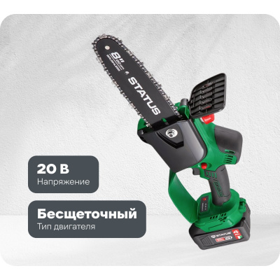 Бесщеточная аккумуляторная цепная пила STATUS UniOne SCB 200-20 Kit