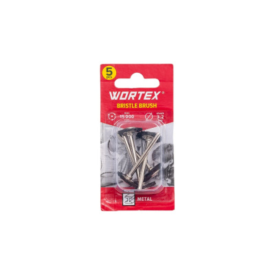 Щетка для гравера 19 мм, 5 шт WORTEX