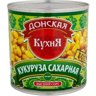 Кукуруза Донская Кухня стерилизованная 425мл