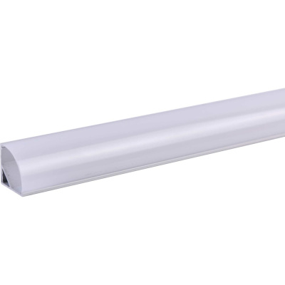 Угловой алюминиевый профиль серебристый анодированный с экраном от бренда truEnergy (арт
