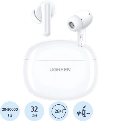 Наушники Ugreen WS207 (45110) HiTune T3C Wireless Earbuds. Цвет: белый