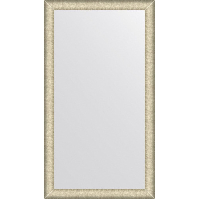 Зеркало EVOFORM в багетной раме - брашированное серебро 59 mm (63x113 cm) BY 7609