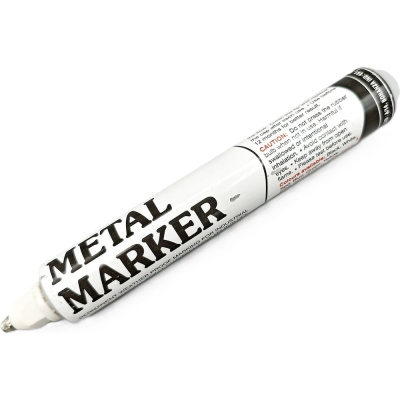 Гигантский промышленный маркер Century Markers краска Century Pump Metal Marker 3,0 мм, белый