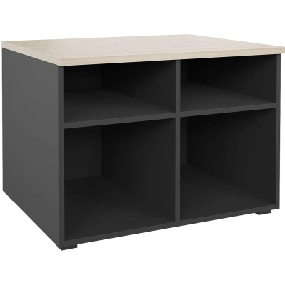 Тумба для оргтехники К-Loft 241T004 786х616х568 дуб скандинав./графит