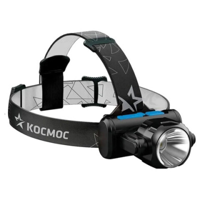 Светодиодный налобный фонарь КОСМОС 3Вт XPE, 5Вт COB