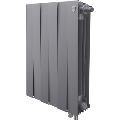 Радиатор биметаллический ROYAL THERMO PianoForte 500 Серебристый VR80 - 6 секц.