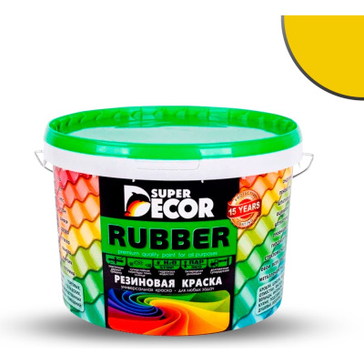Резиновая краска SUPER DECOR №03 Спелая дыня, 3 кг