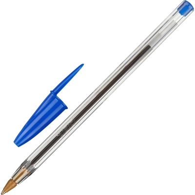 Ручка шариковая Bic "Cristal" синяя, 1,0мм
