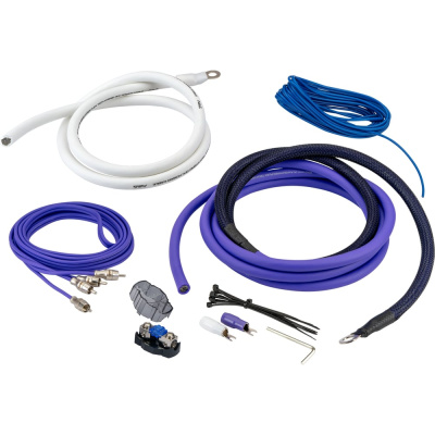 Комплект кабелей для усилителя AURA 2x4AWG 3 метра