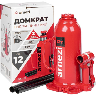 Домкрат гидравлический бутылочный ARNEZI 12т 227-457мм