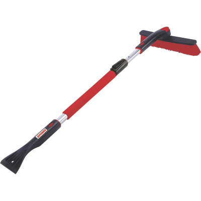 Щетка для снега ZIPOWER телескопическая со скребком 99-127 см.