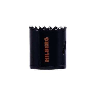 Коронка биметаллическая по металлу Hilberg (40 мм, крупный зуб, Bi-Metal Cobalt 8% М42) CML040