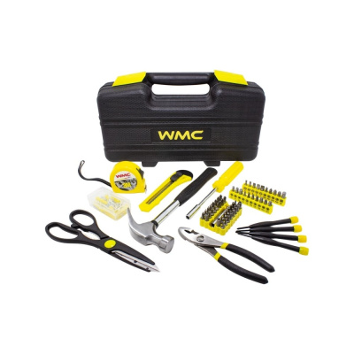 Набор универсальных инструментов в кейсе 142 предмета от бренда WMC TOOLS это незаменимый помощник для любого домашнего
