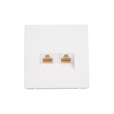 Розетка компьютерная двойная Systeme Electric ArtGallery, RJ45+RJ45, кат. 5е, механизм, Лотос