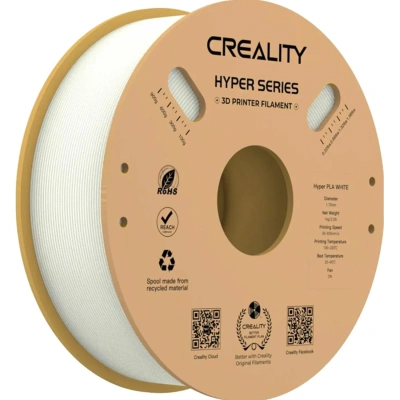 Пластик Hyper PLA- Creality 1.75 мм 1кг, белая (3301010335)