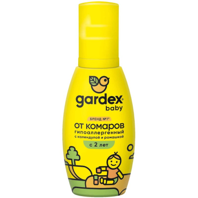 Спрей от комаров для детей с 2-х лет GARDEX Baby 100 мл 0149 - средство, которое надежно и бережно