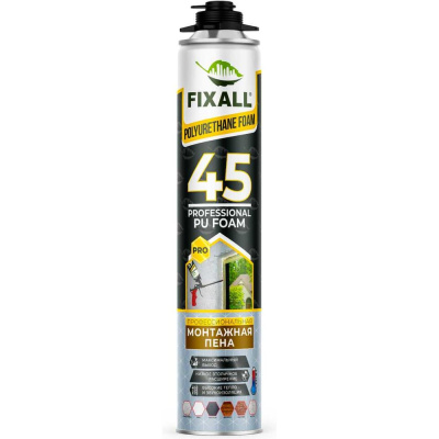 Пена профессиональная FIXALL 45 PRO 750мл 7745