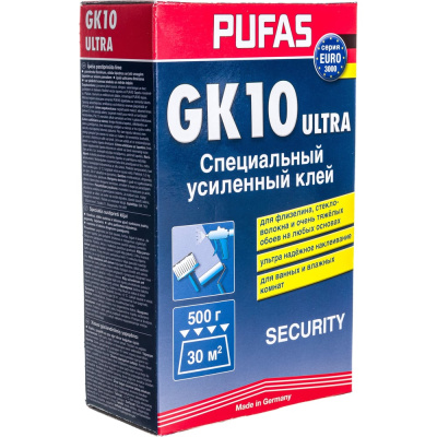 Обойный клей PUFAS SECURITY GK10 Специальный усиленный, 500 г