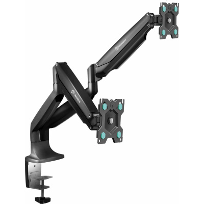 Настольный кронштейн для двух мониторов 13-45 дюймов ONKRON G200 Black