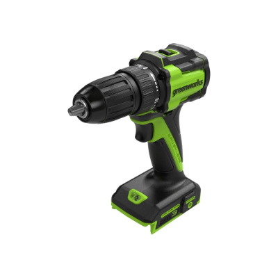 Дрель-шуруповерт аккумулятоный Greenworks DD345, 24V, б/щет, 27/45 Нм,13мм,2х2Ач,ЗУ,кор