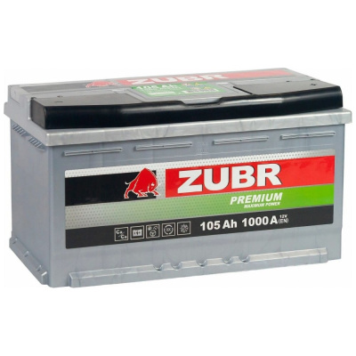Аккумуляторная батарея ZUBR Premium 105Ah R+