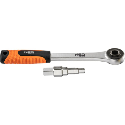 Ступенчатый ключ с трещоткой 1/2 NEO NEO Tools