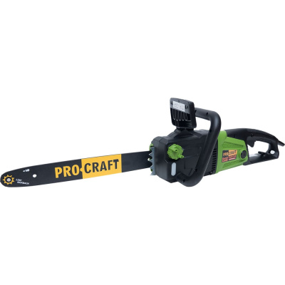 Электрическая цепная пила Procraft K2400 - это мощный и безопасный инструмент, предназначенный для валки деревьев